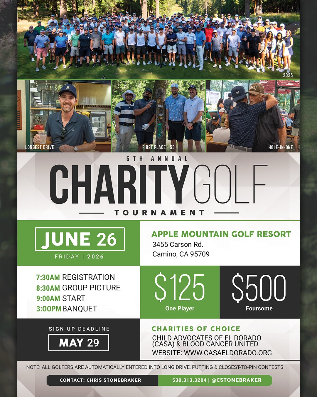 6th Annual Charity Golf Tournament