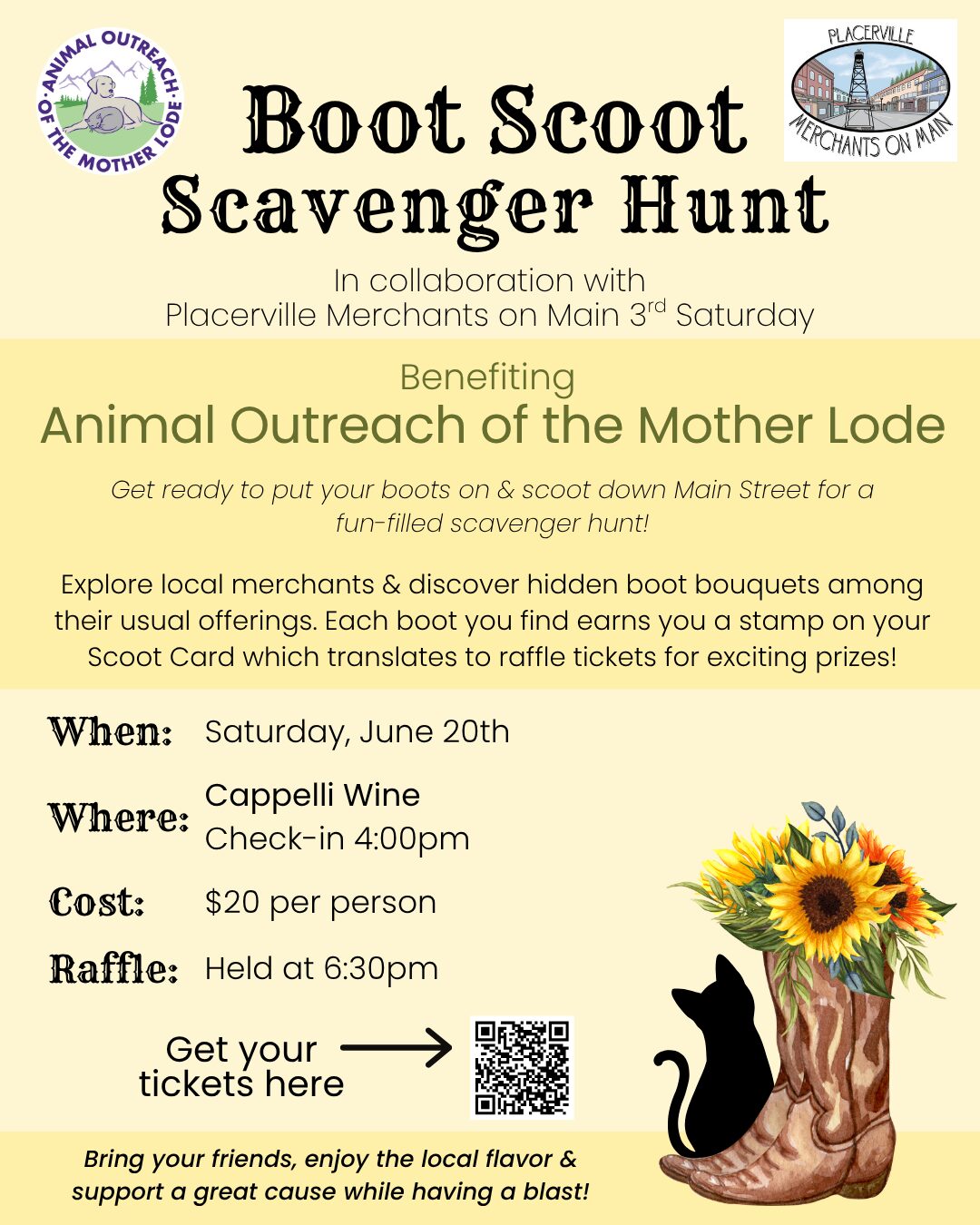 Boot Scoot – Scavenger Hunt